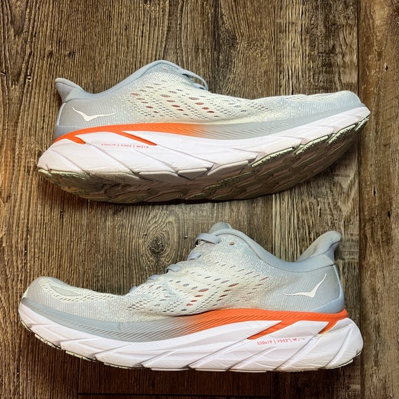 Hoka Clifton 8 in Blue Fog / Plein Air Running Sneakers Women’s Size 8.5 - Picture 8 of 9